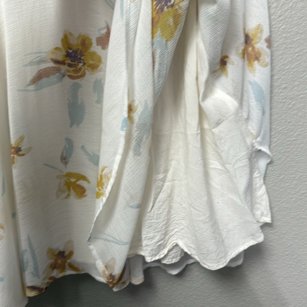 Urban Outfitters Kimchi Blue Sarah Flutter-Sleeve Chiffon Mini Dress - Picture 7 of 14